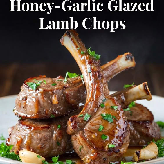 🔥 Mike’s Sticky & Juicy Honey-Garlic Glazed Lamb Chops